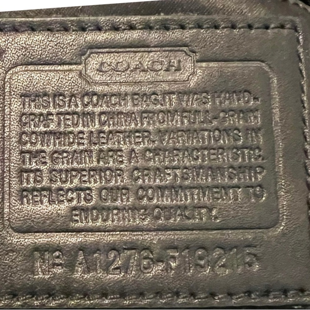Coach Madison Sophia Kisslock Satchel Black Patent Signature F19215 Vintage - Picture 5 of 9